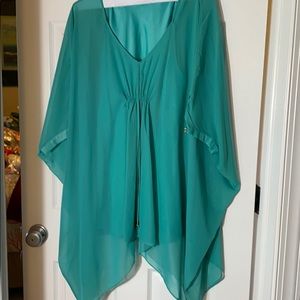 Gorgeous dressy teal green tunic